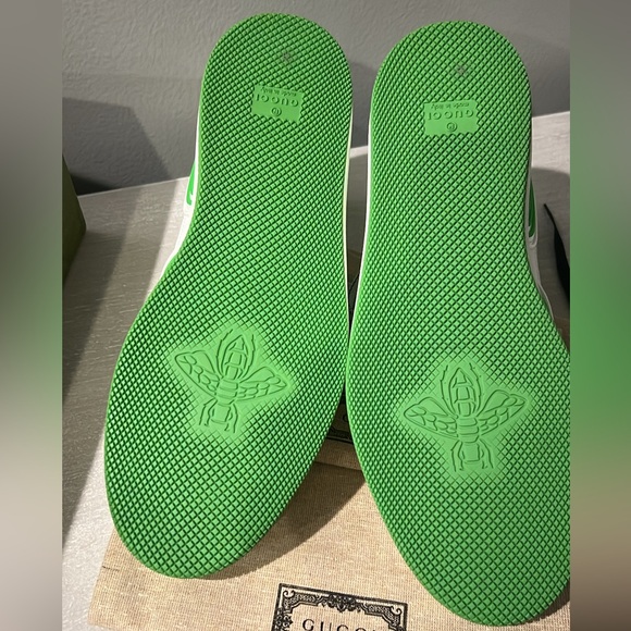 Gucci Basket Panelled Lace-Up Sneakers - New with box/Authentic - Picture 3 of 3